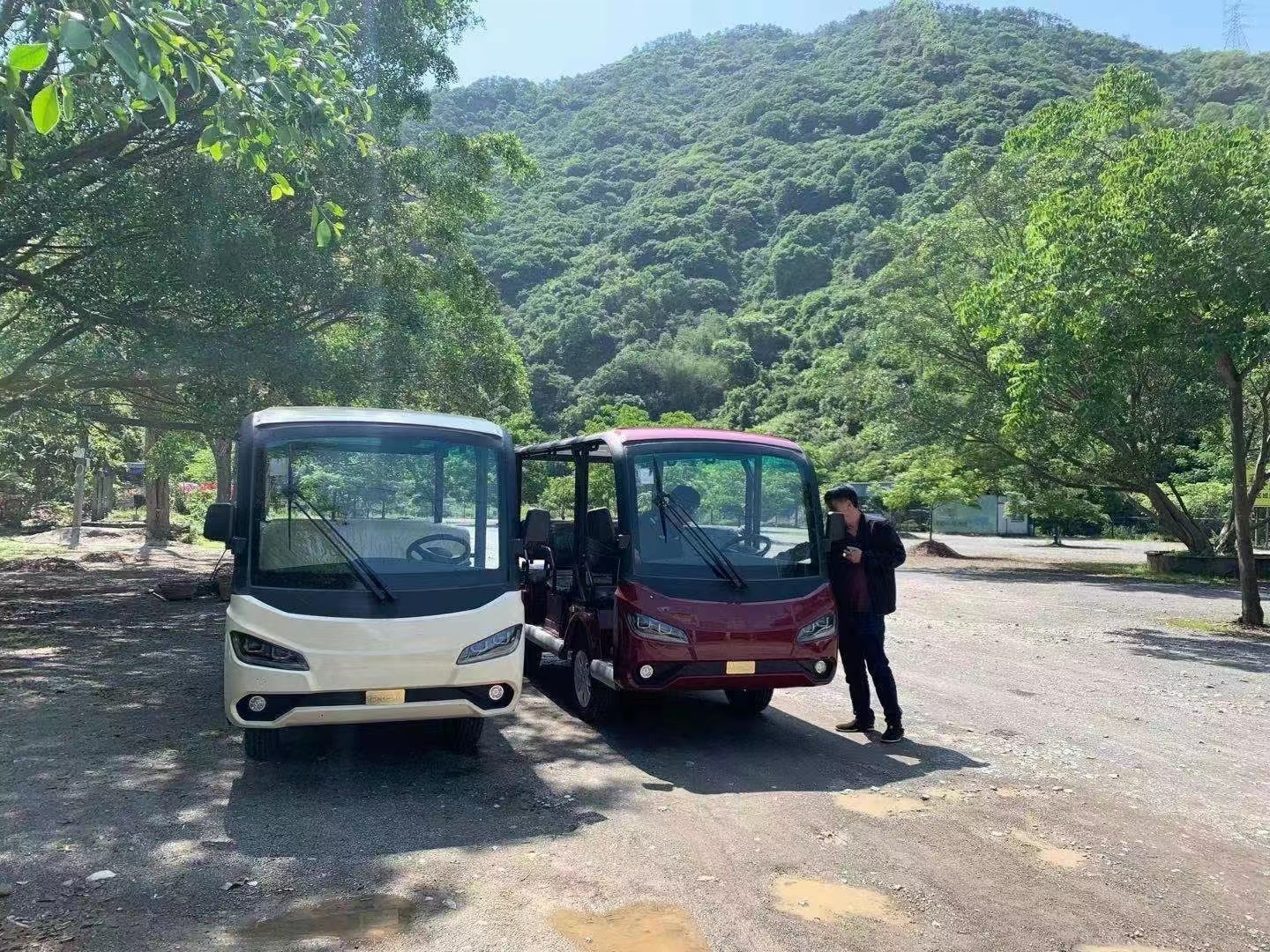 十八重溪景区麻豆一二三产区观光车